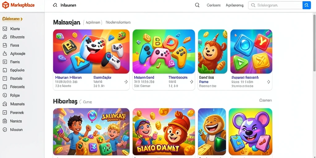 Ragam permainan yang tersedia untuk semua pengguna.