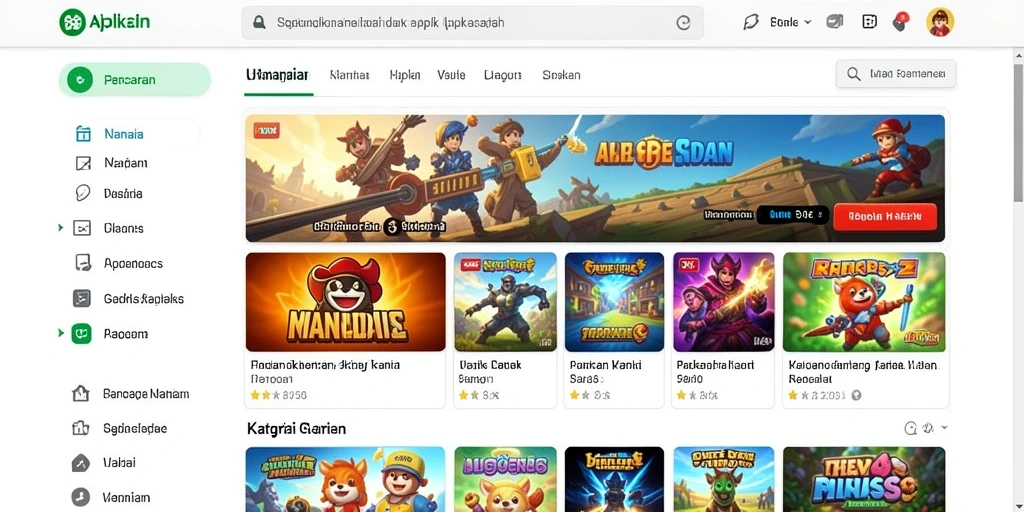 Tantangan seru di setiap level permainan.