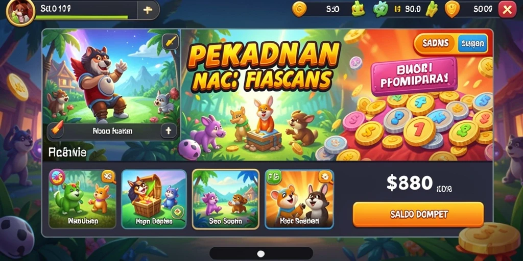 Misi menantang yang bisa diselesaikan dengan strategi.