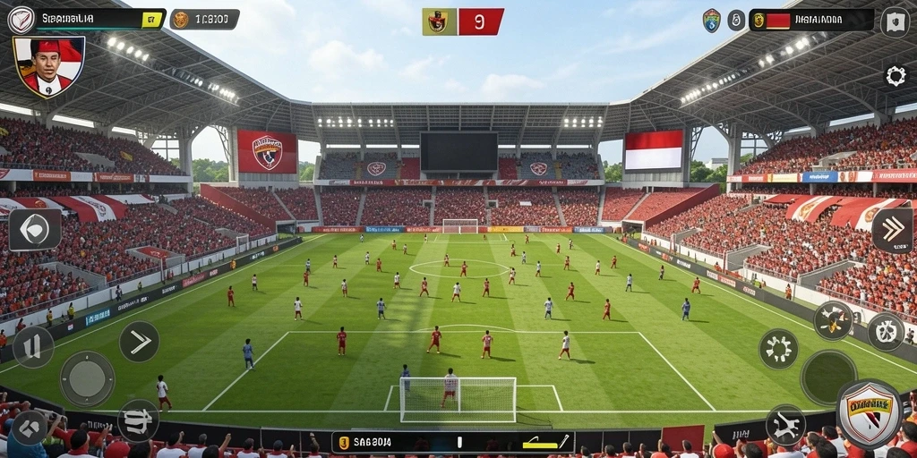 Momen kompetitif di mode multiplayer TOOPGWS yang seru.