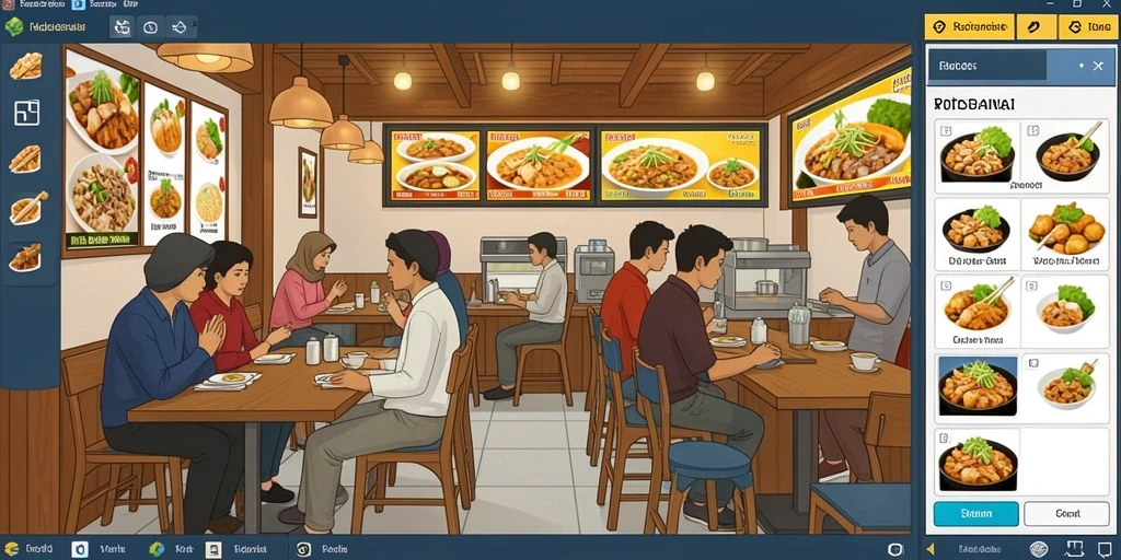Momen ketika pemain beraksi dalam pertempuran.